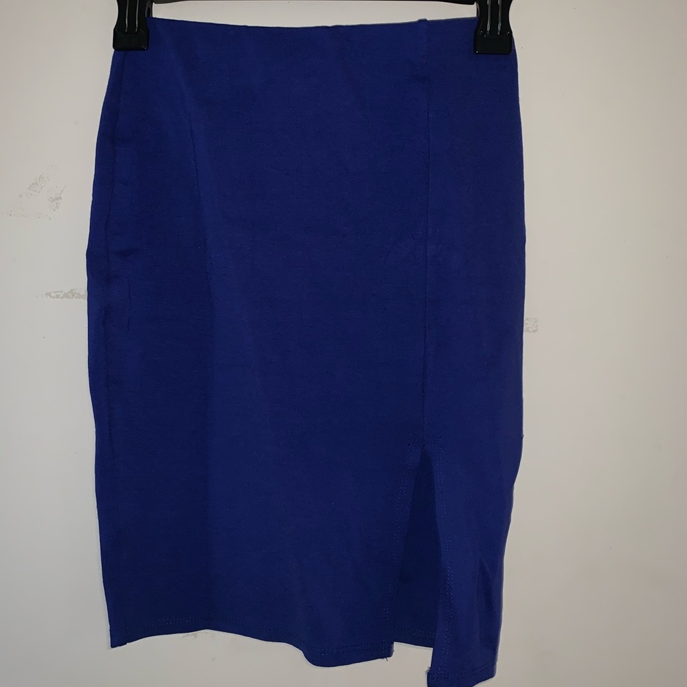 Charlotte Russe royal blue skirt